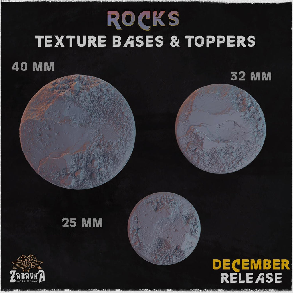 Rocks - Bases & Toppers by Zabavka Workshop