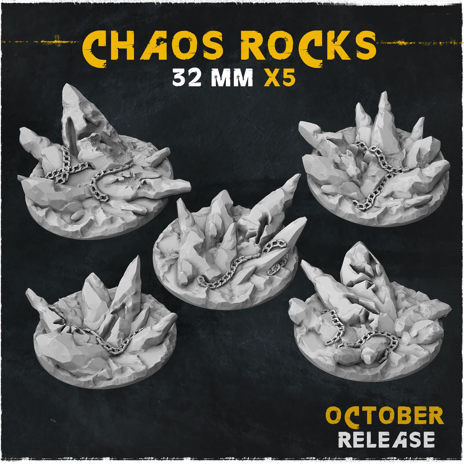 Chaos rocks - Bases & Toppers by Zabavka Workshop