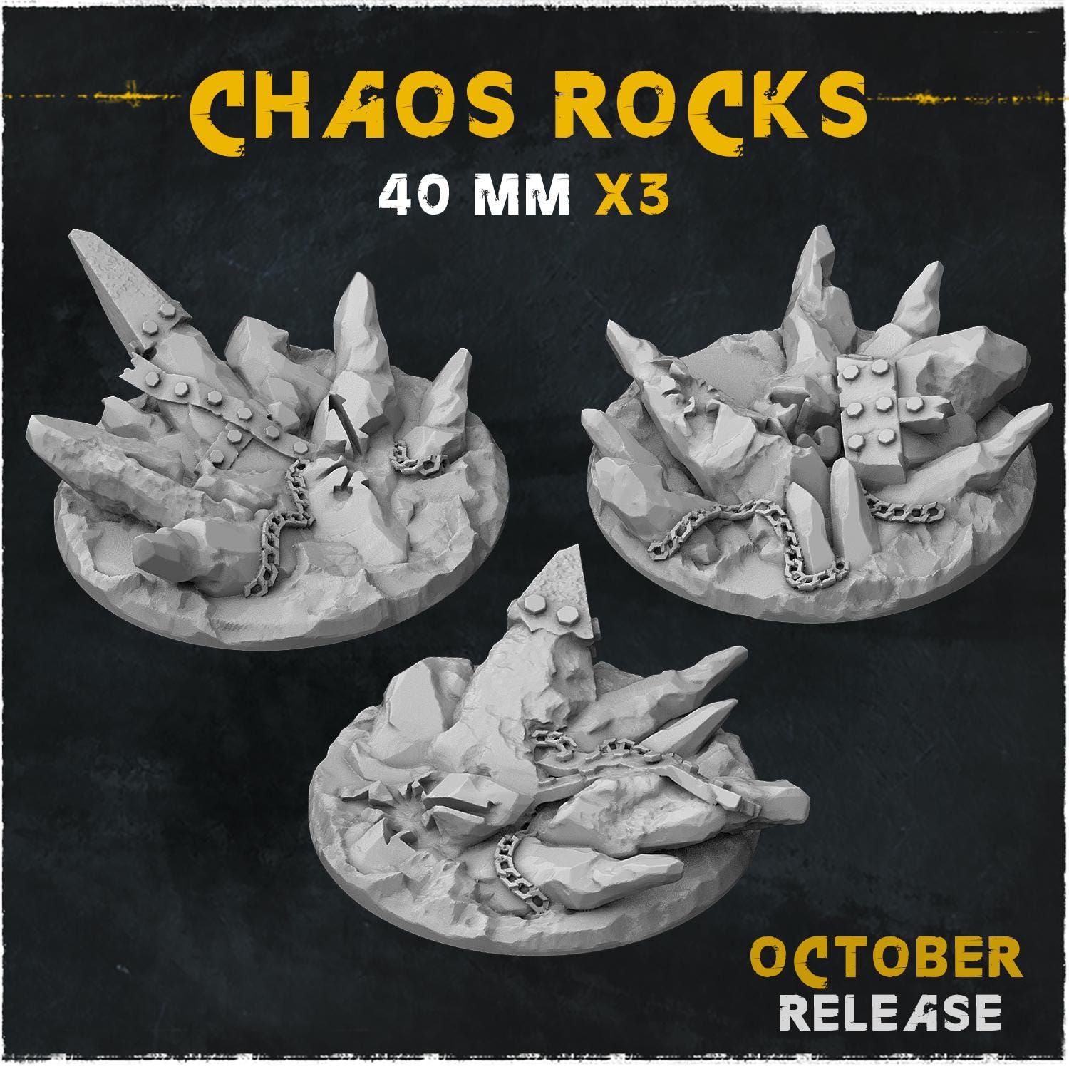 Chaos rocks - Bases & Toppers by Zabavka Workshop
