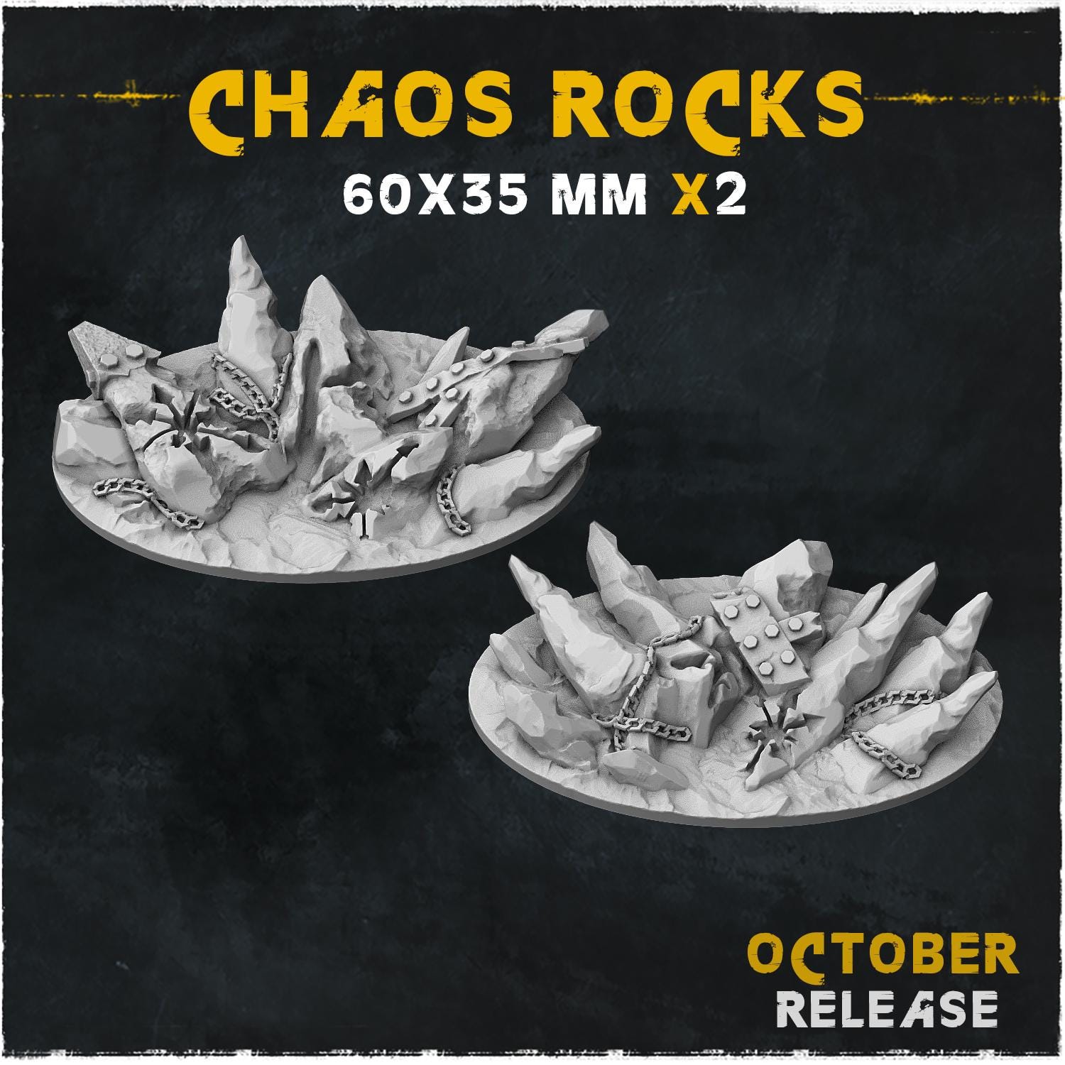 Chaos rocks - Bases & Toppers by Zabavka Workshop