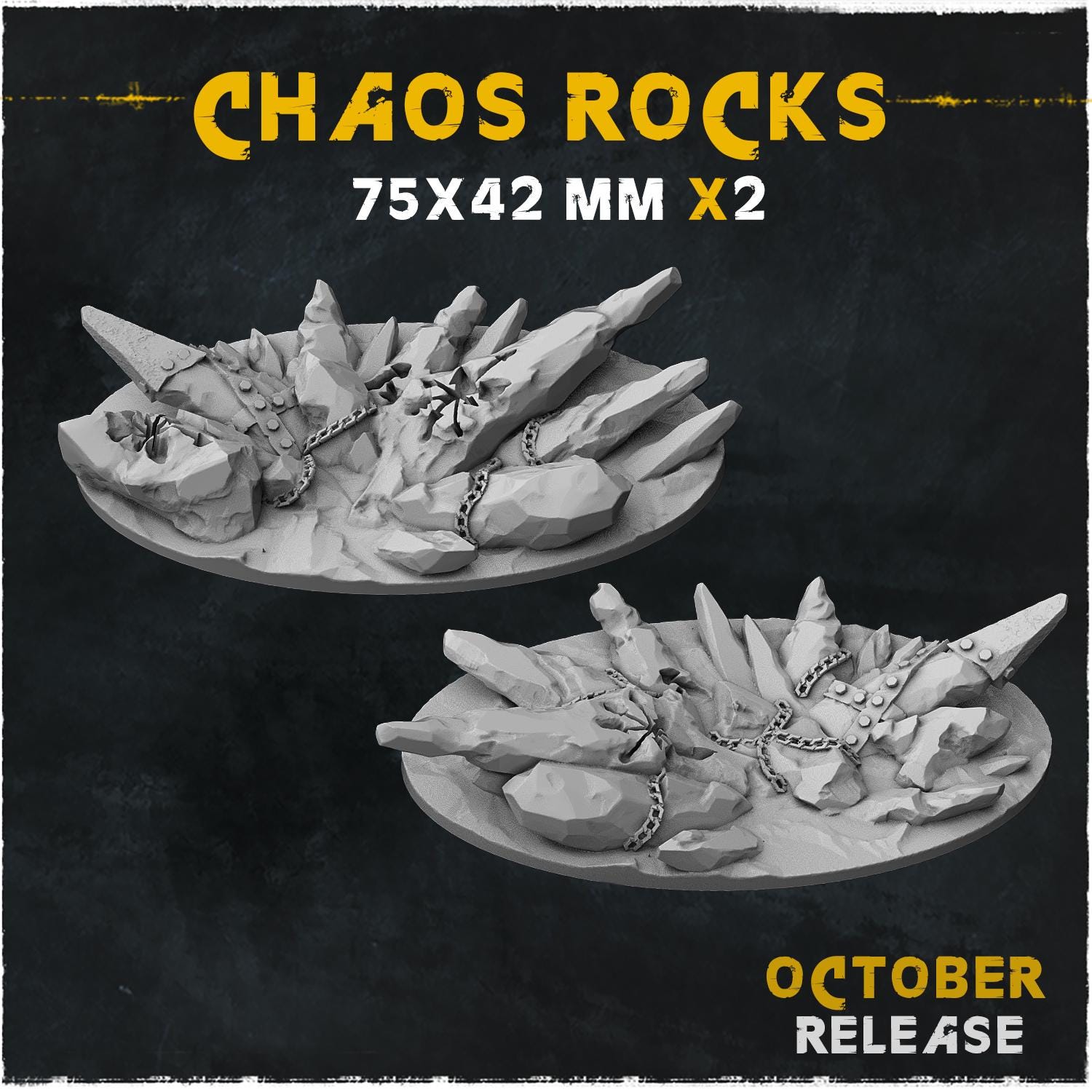 Chaos rocks - Bases & Toppers by Zabavka Workshop
