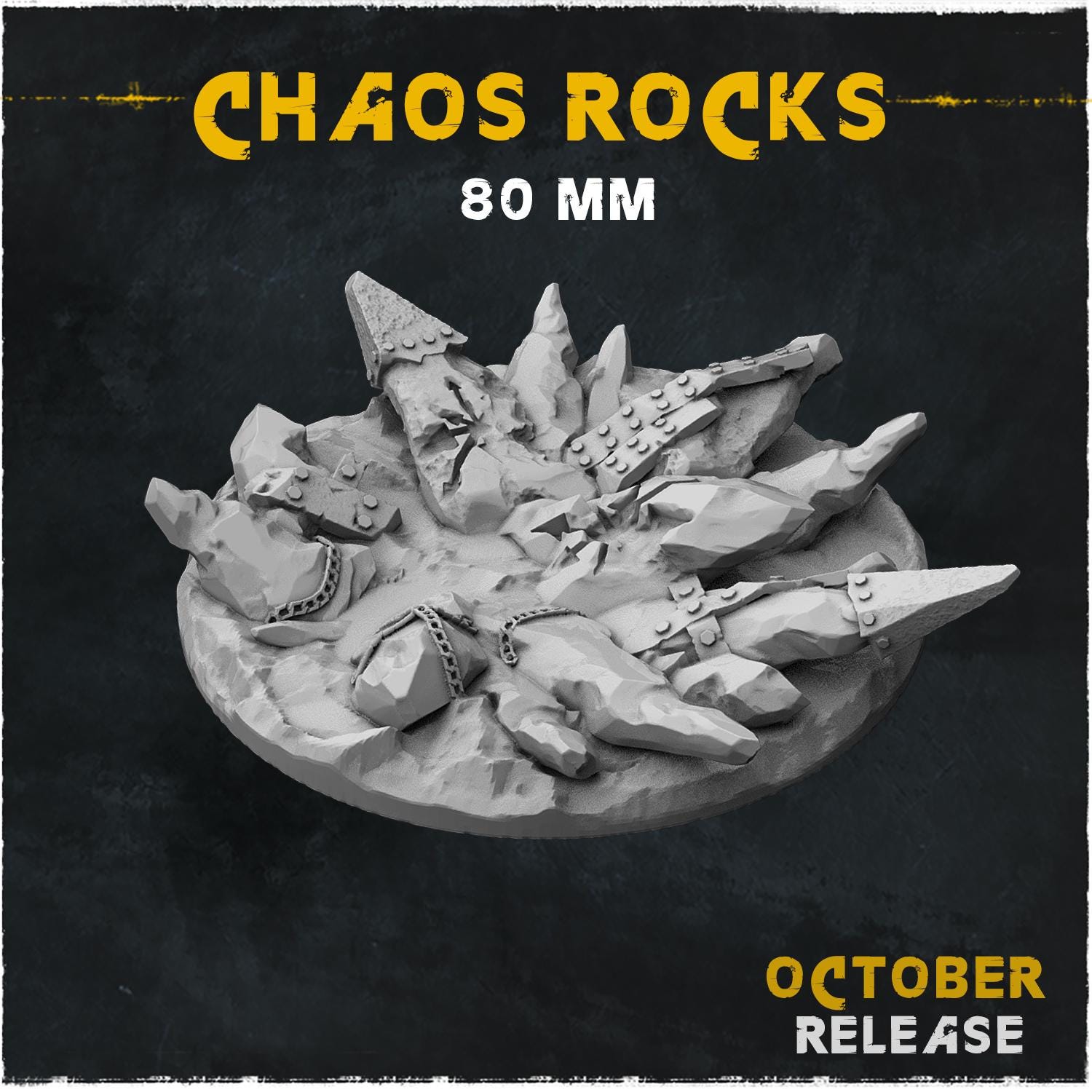 Chaos rocks - Bases & Toppers by Zabavka Workshop