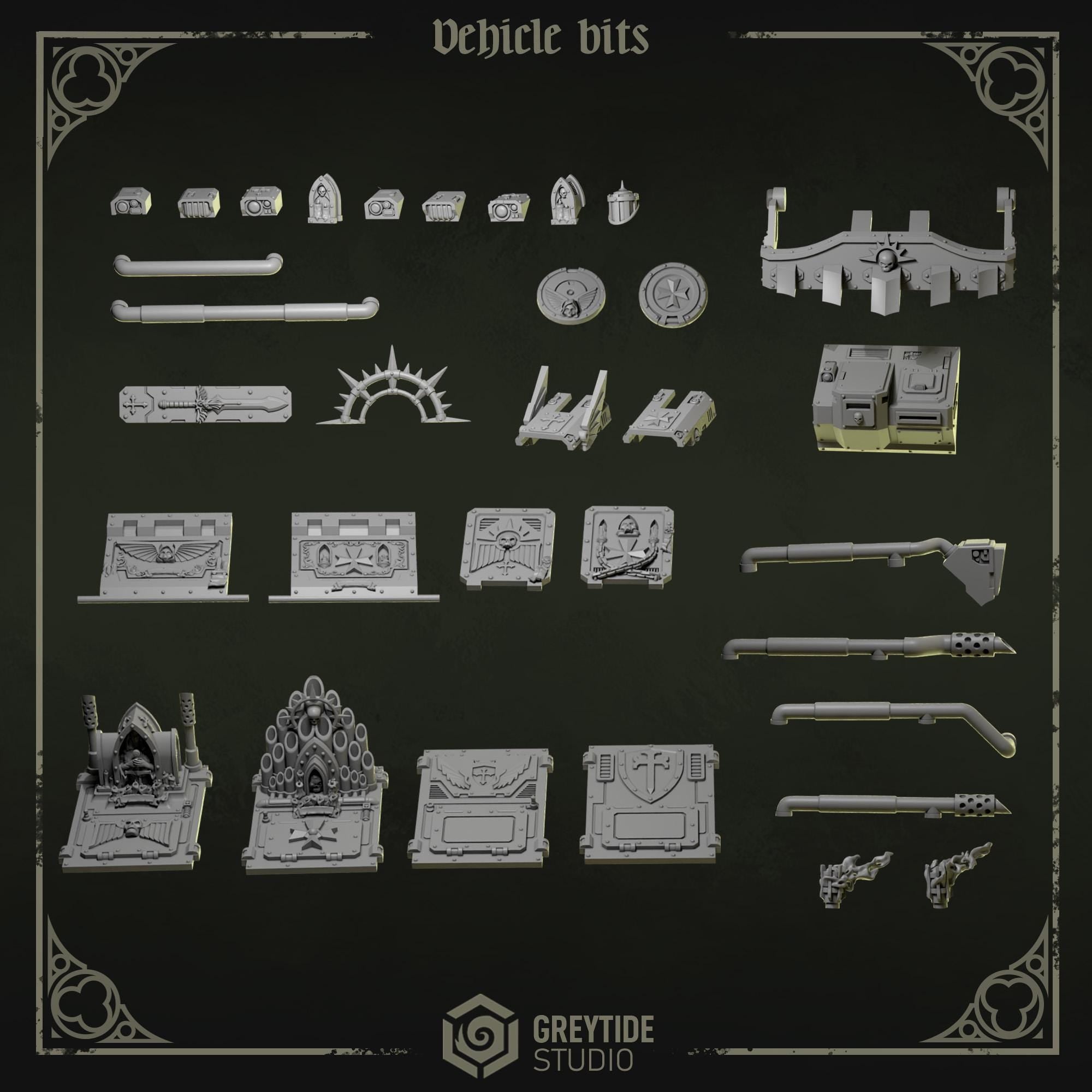 Greytide Studios Eternal Crusaders vehicle upgrade pack