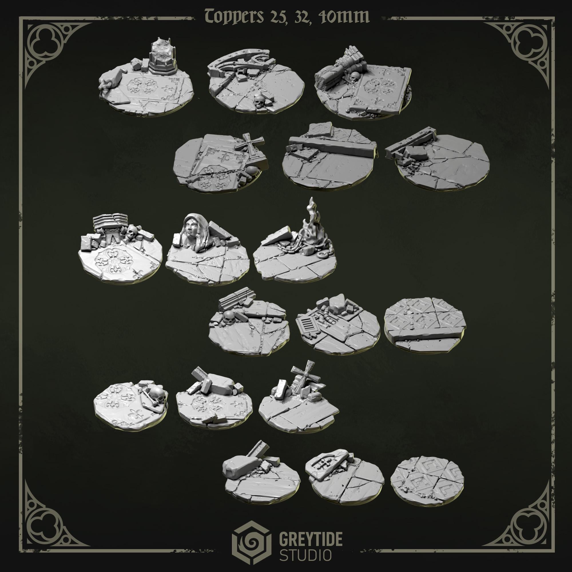 Greytide Studios Eternal base toppers pack