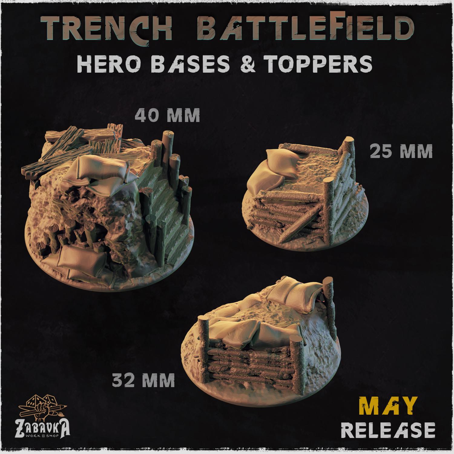 Trenches - Bases & Toppers by Zabavka Workshop