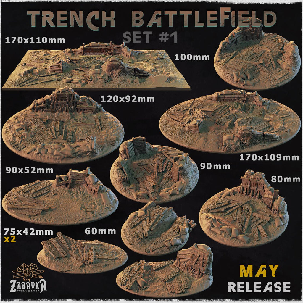 Trenches - Bases & Toppers by Zabavka Workshop