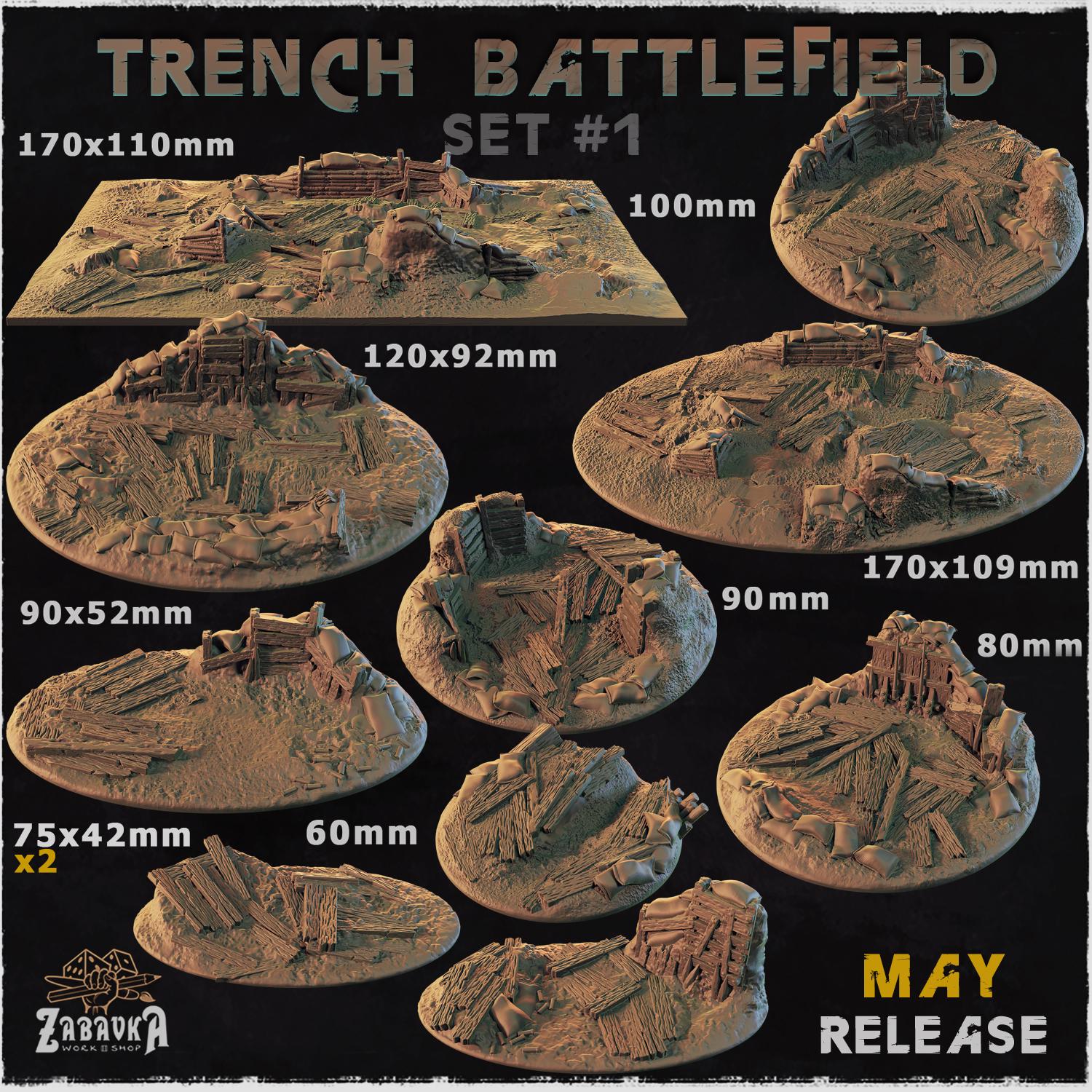 Trenches - Bases & Toppers by Zabavka Workshop