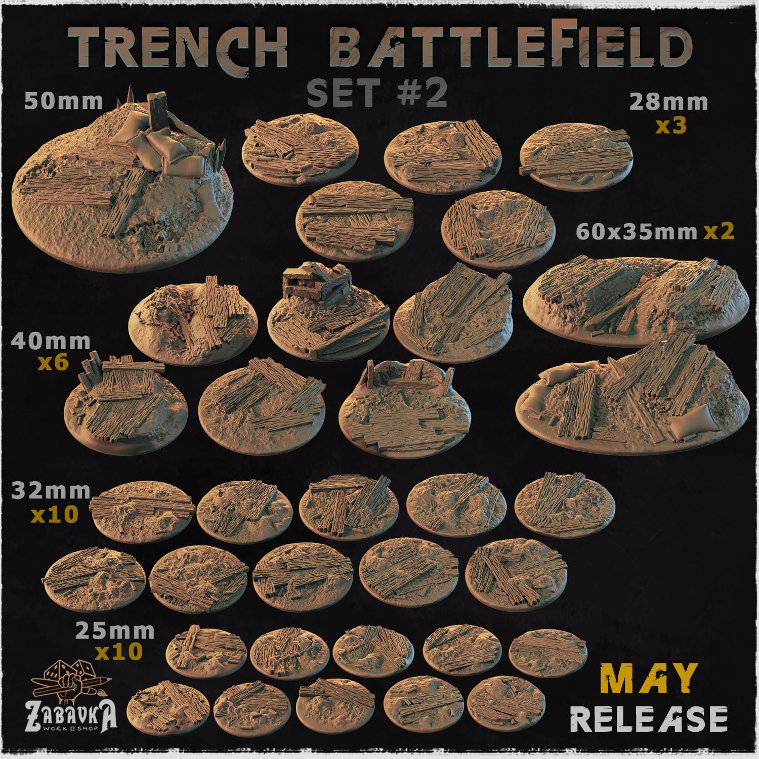 Trenches - Bases & Toppers by Zabavka Workshop