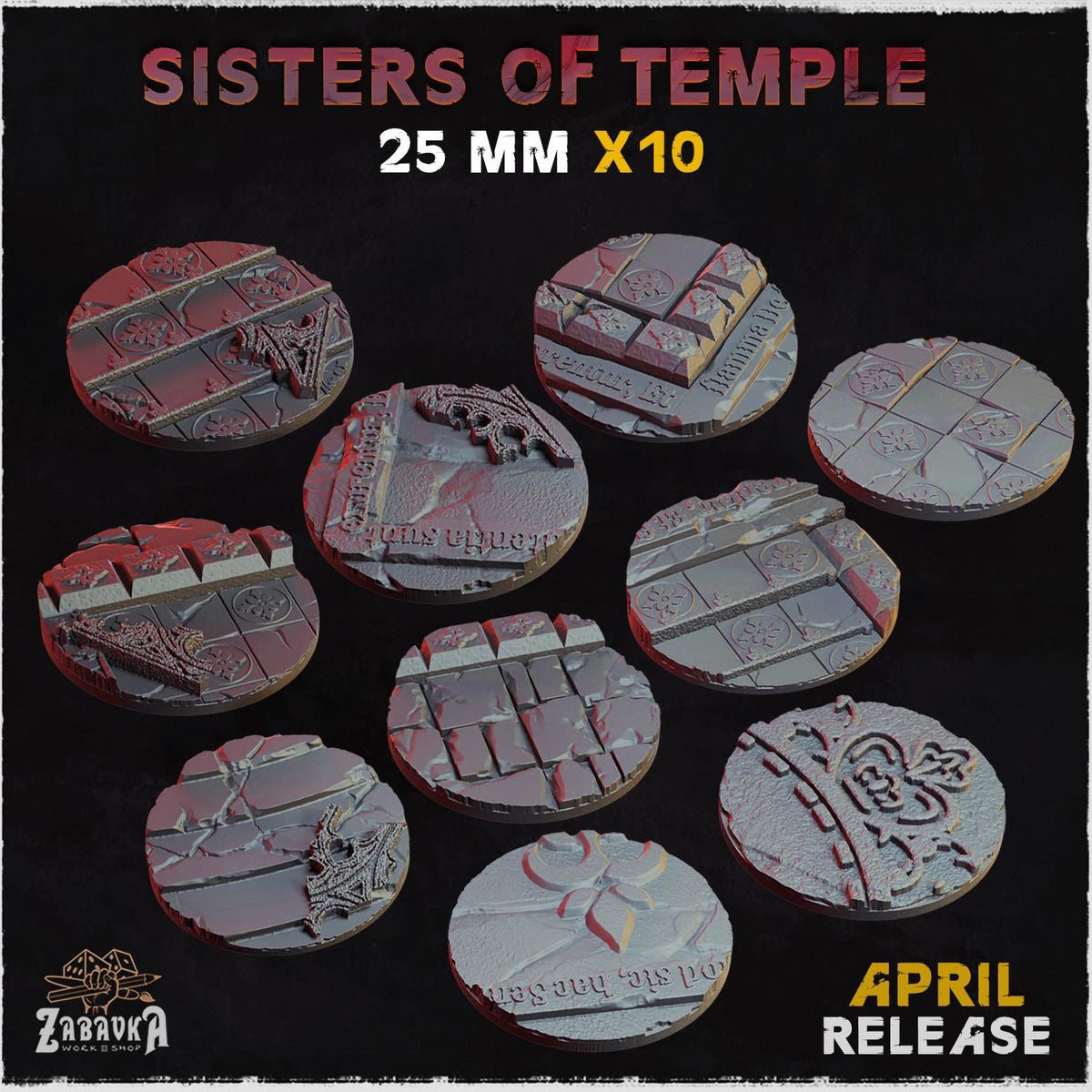 Sister of Temple - Bases & Toppers by Zabavka Workshop
