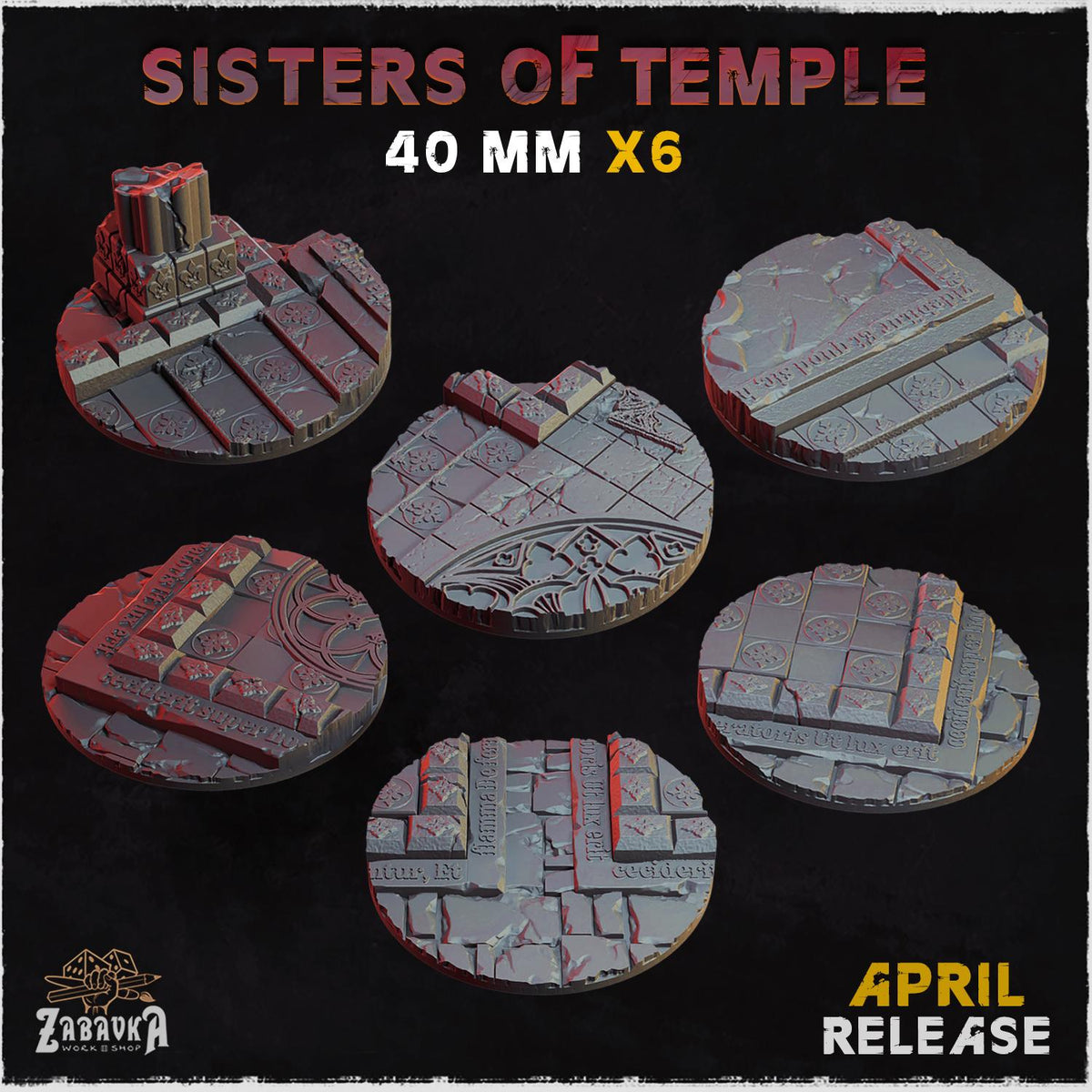 Sister of Temple - Bases & Toppers by Zabavka Workshop