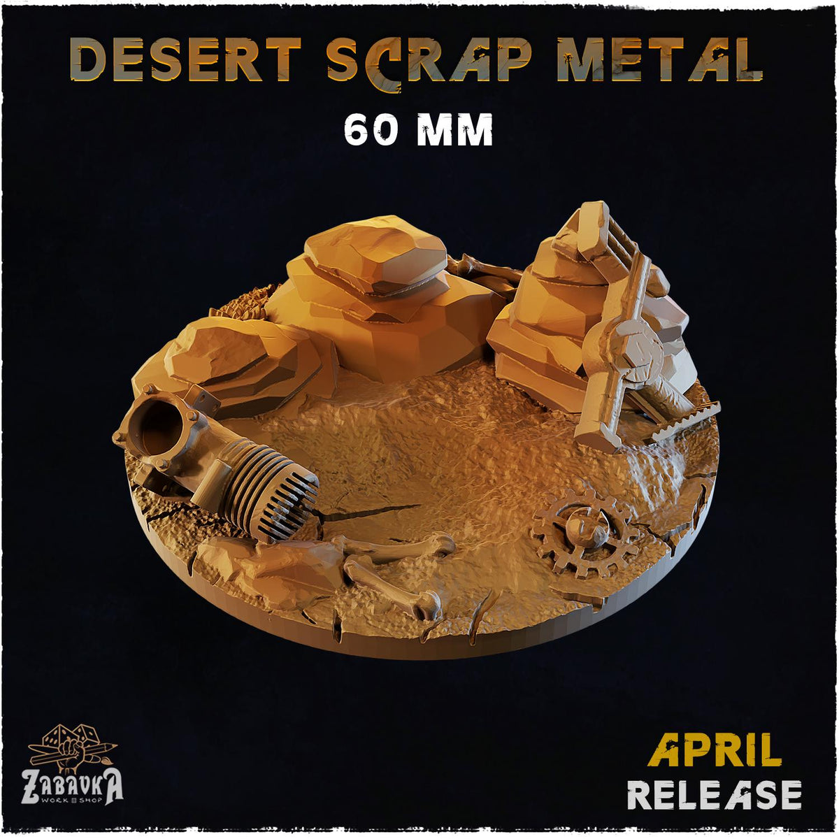 Desert Scrap Metal - Bases & Toppers by Zabavka Workshop