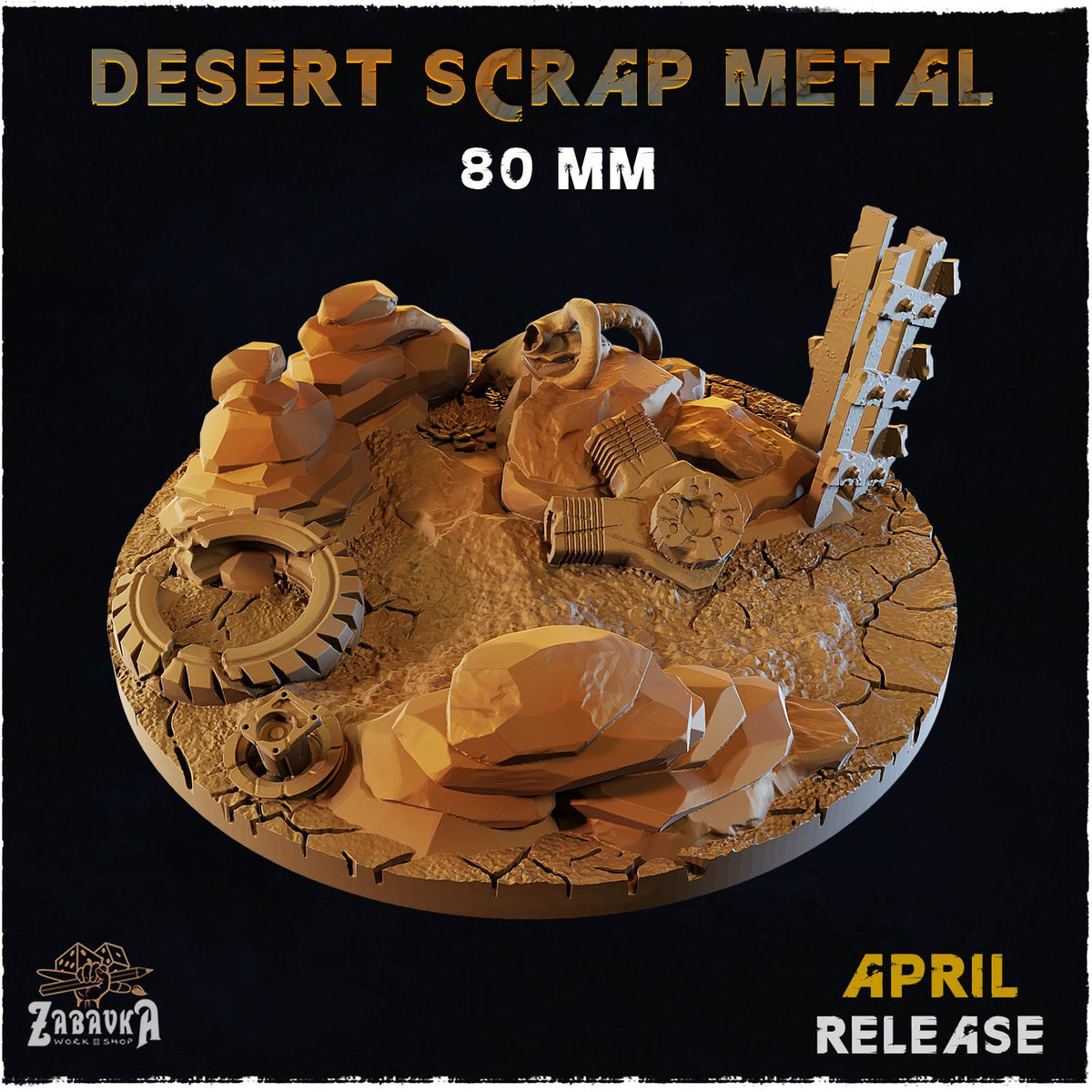 Desert Scrap Metal - Bases & Toppers by Zabavka Workshop