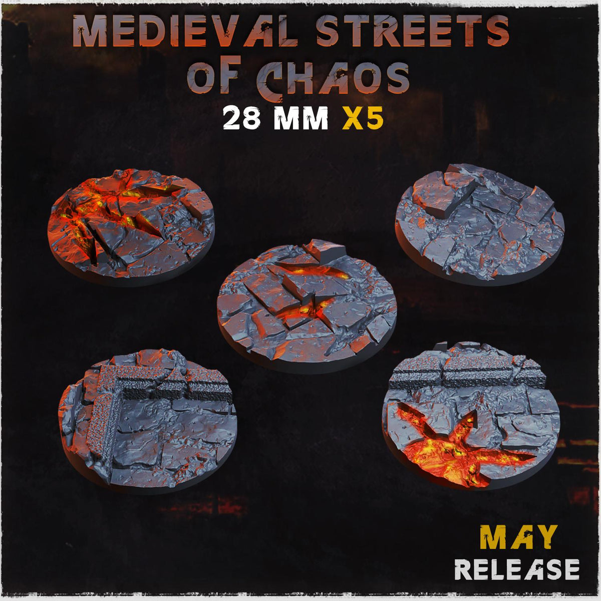 Medieval Streets of chaos - Bases & Toppers by Zabavka Workshop