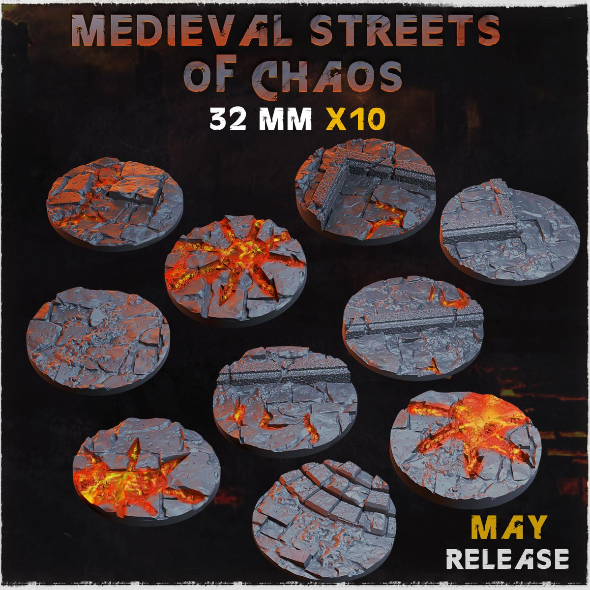 Medieval Streets of chaos - Bases & Toppers by Zabavka Workshop