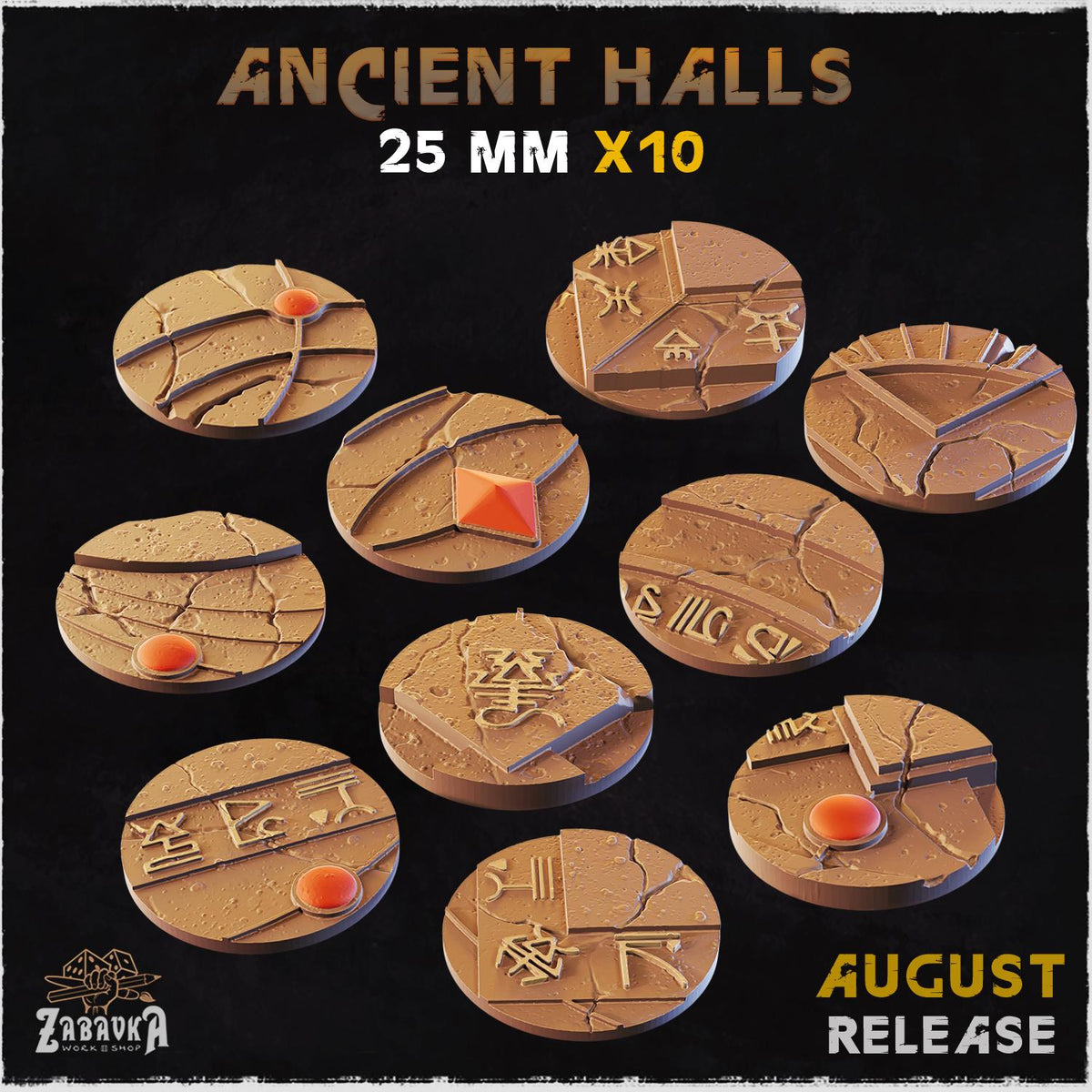 Ancient Halls - Bases & Toppers by Zabavka Workshop