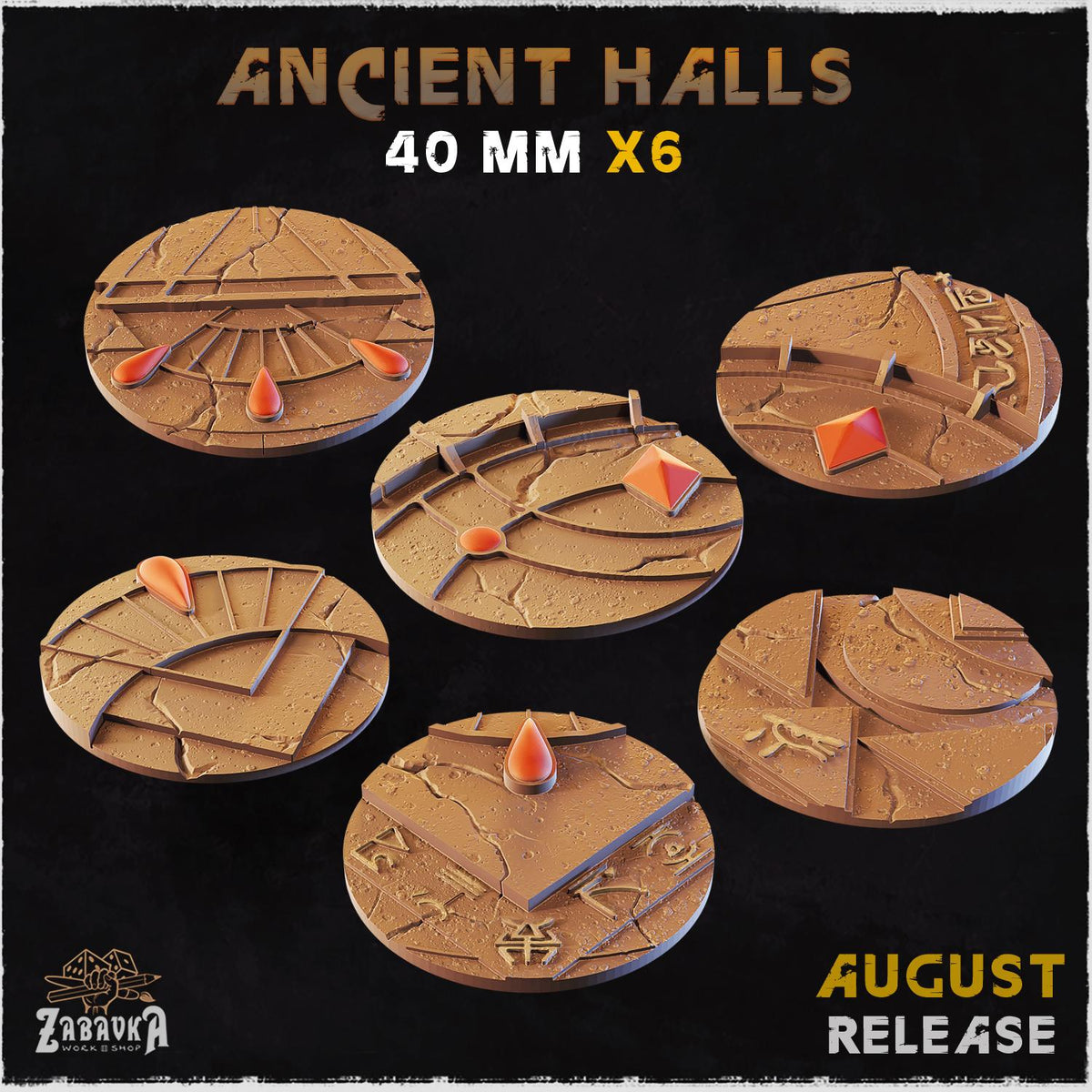 Ancient Halls - Bases & Toppers by Zabavka Workshop