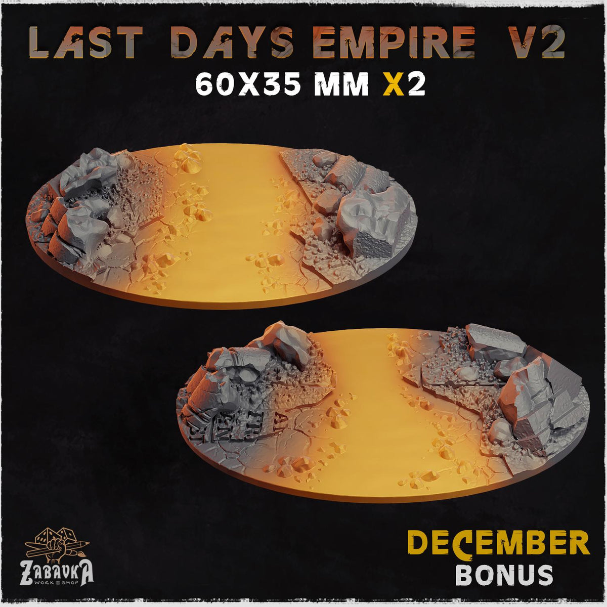 Last Days Empire - Bases & Toppers by Zabavka Workshop