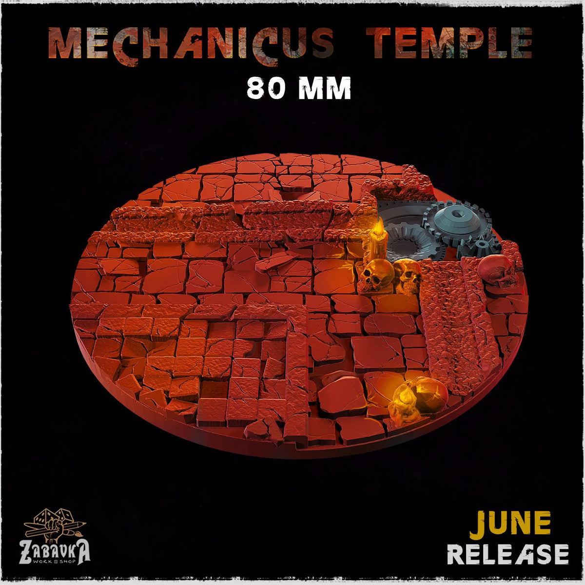 Mechanicus Temple - Bases & Toppers by Zabavka Workshop