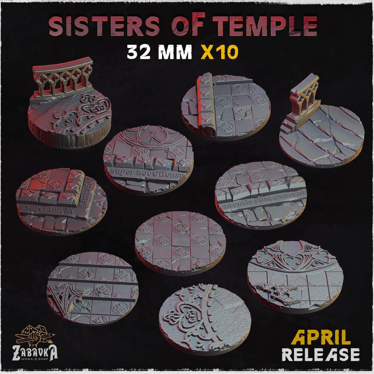 Sister of Temple - Bases & Toppers by Zabavka Workshop