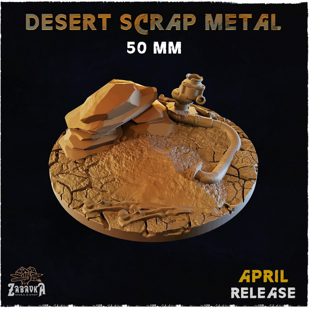 Desert Scrap Metal - Bases & Toppers by Zabavka Workshop