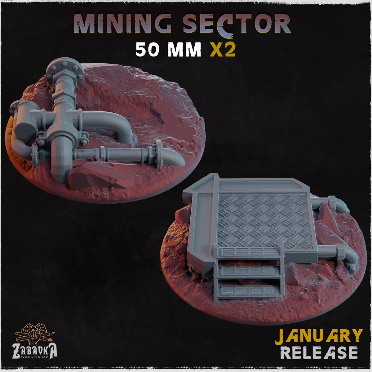 Mining Sector - Bases & Toppers by Zabavka Workshop