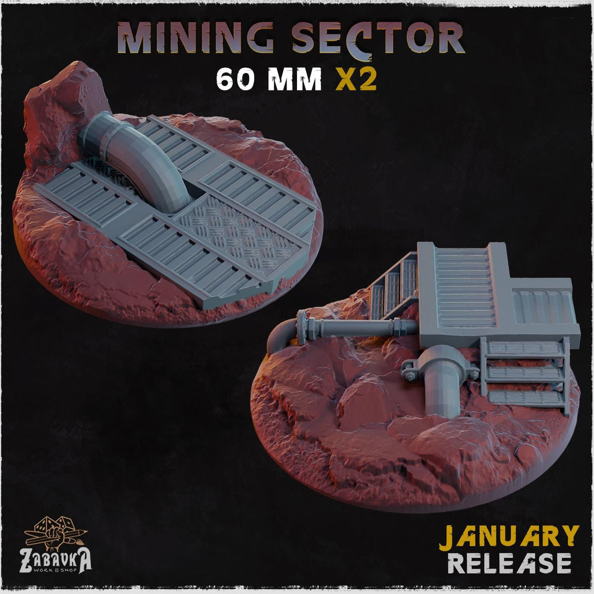 Mining Sector - Bases & Toppers by Zabavka Workshop