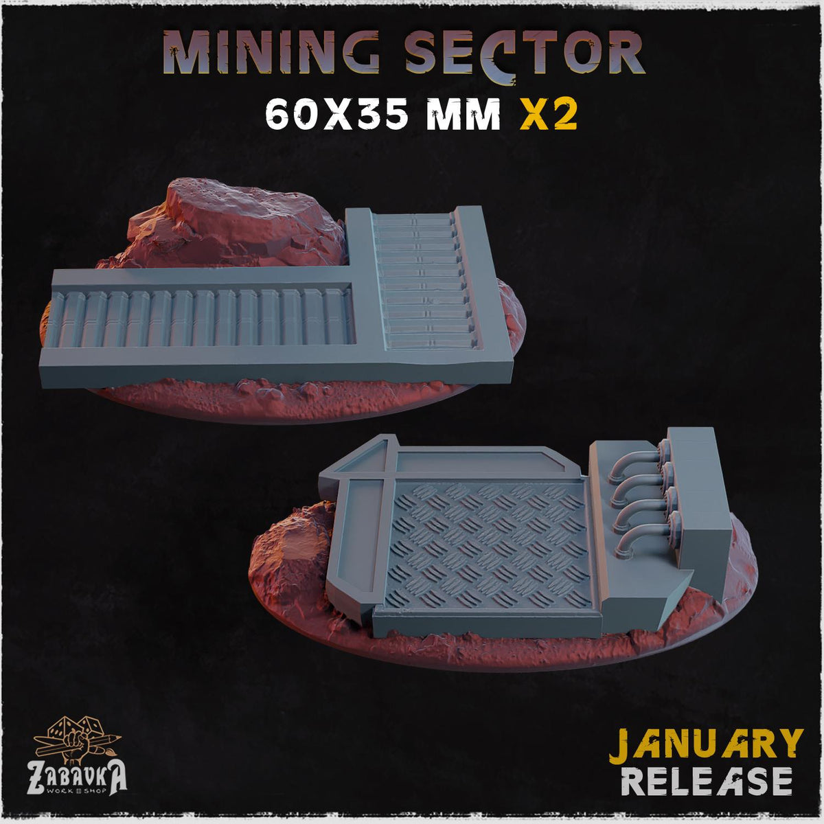 Mining Sector - Bases & Toppers by Zabavka Workshop