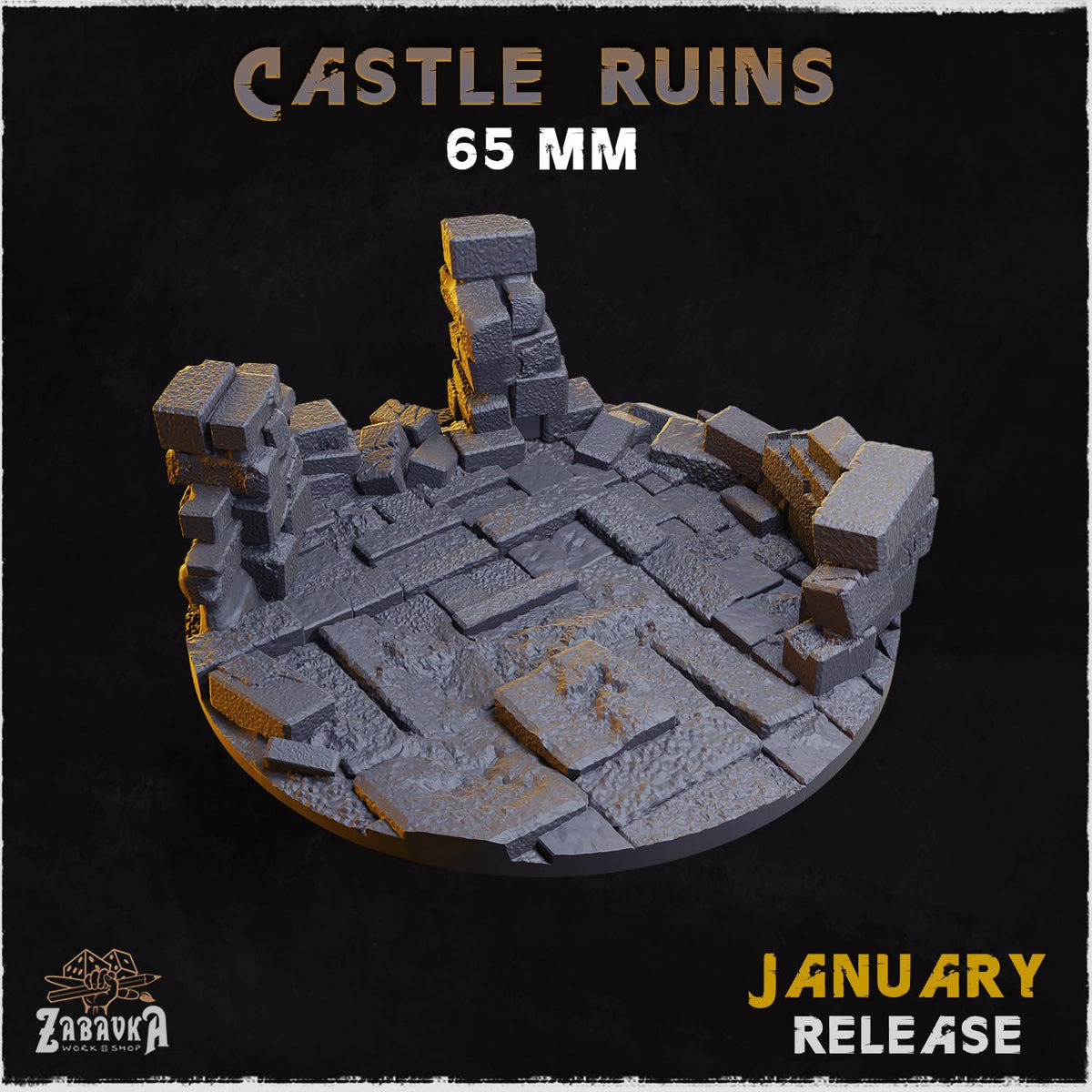 Castle Ruins - Bases & Toppers by Zabavka Workshop