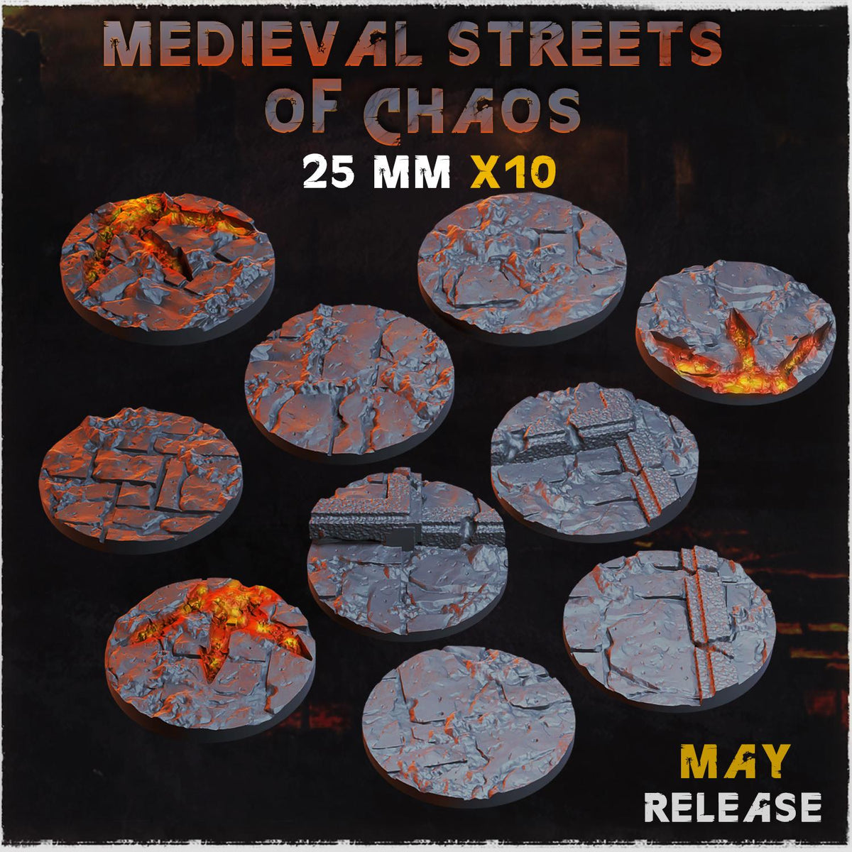 Medieval Streets of chaos - Bases & Toppers by Zabavka Workshop