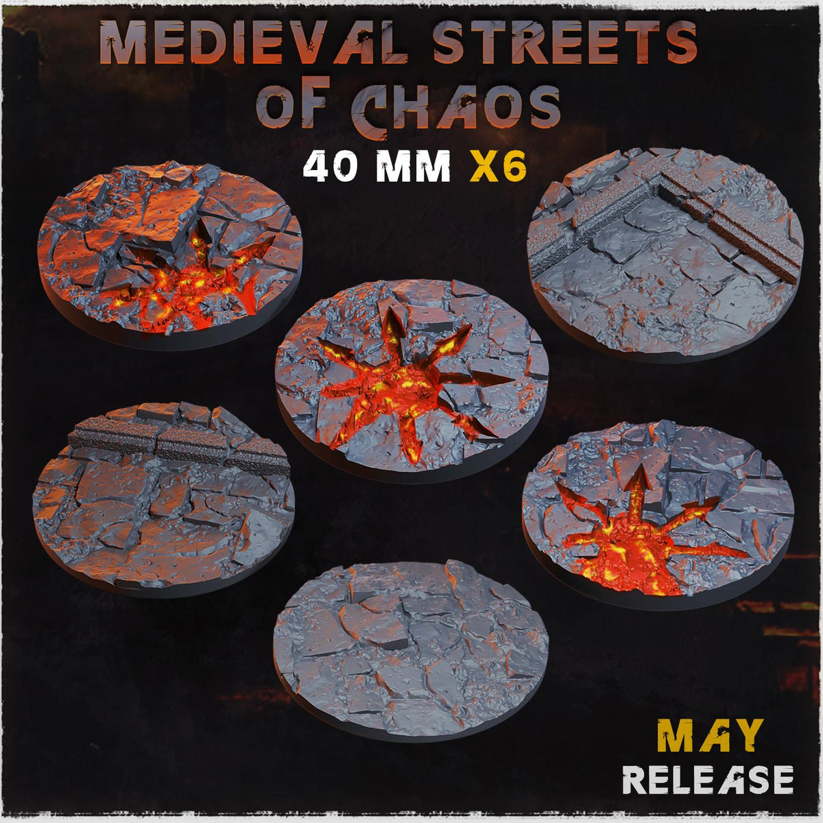 Medieval Streets of chaos - Bases & Toppers by Zabavka Workshop