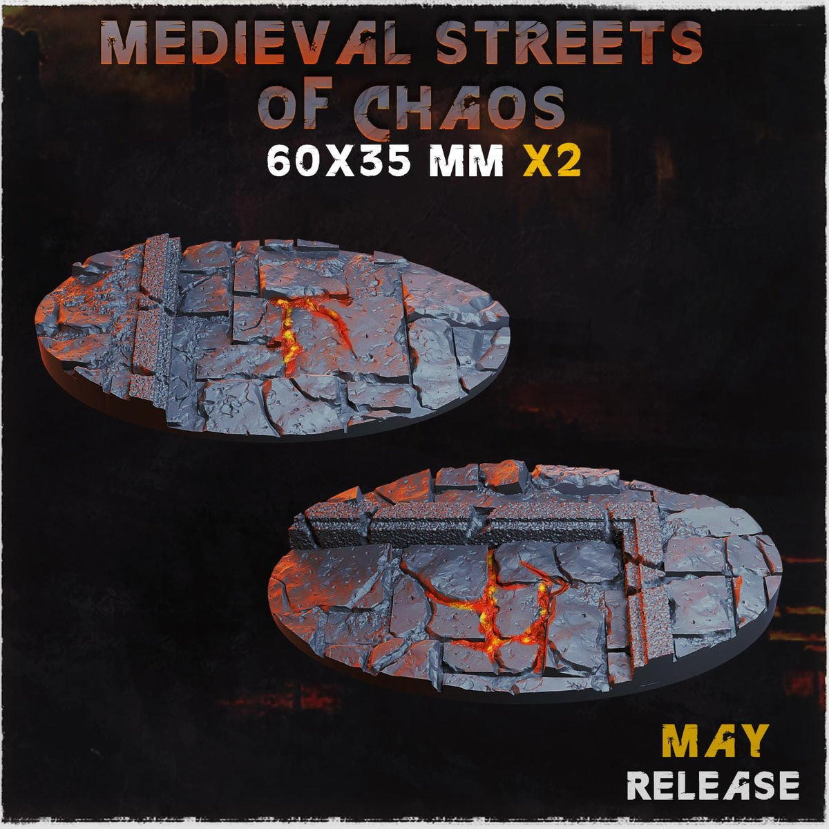 Medieval Streets of chaos - Bases & Toppers by Zabavka Workshop