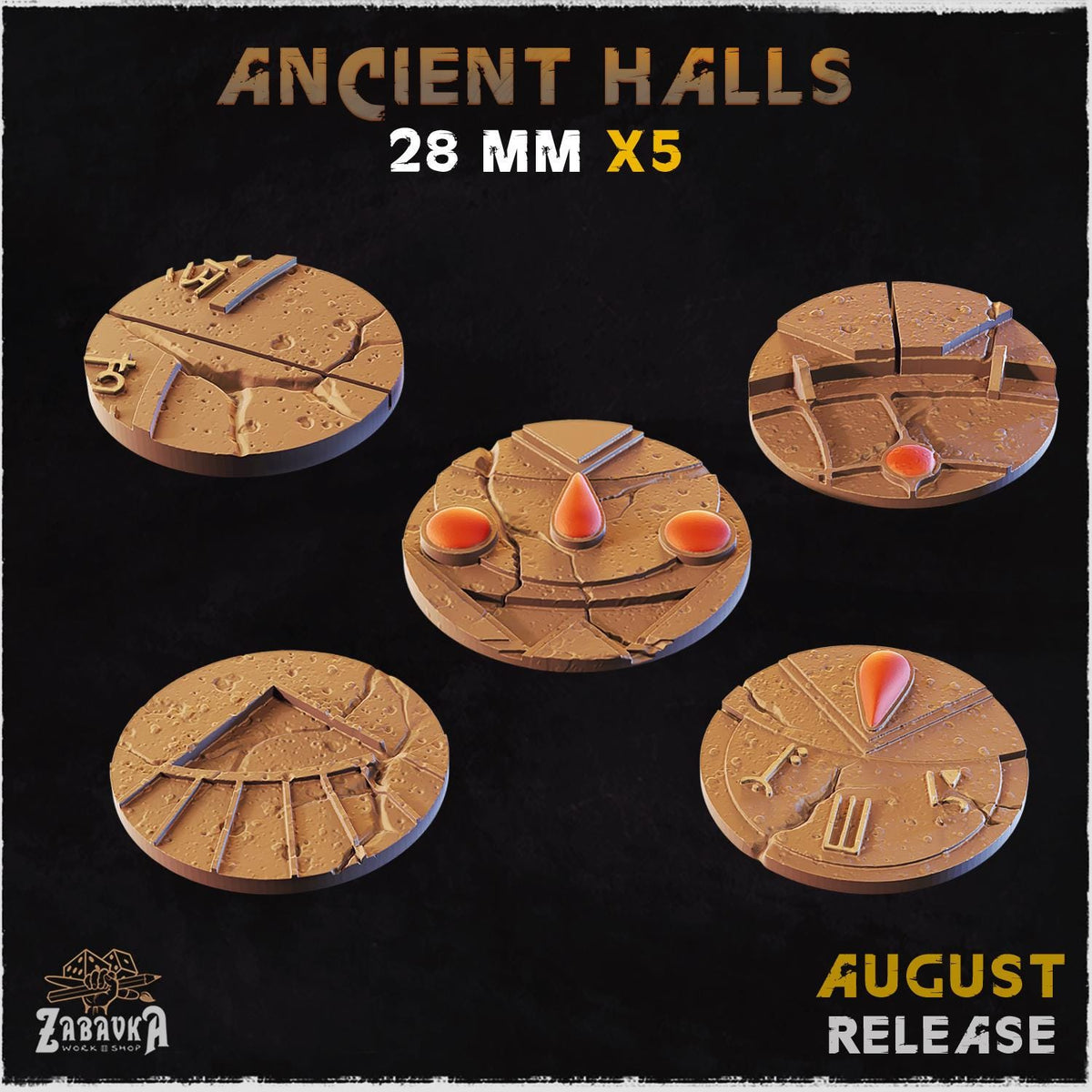 Ancient Halls - Bases & Toppers by Zabavka Workshop
