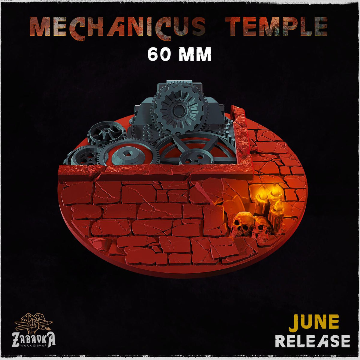 Mechanicus Temple - Bases & Toppers by Zabavka Workshop