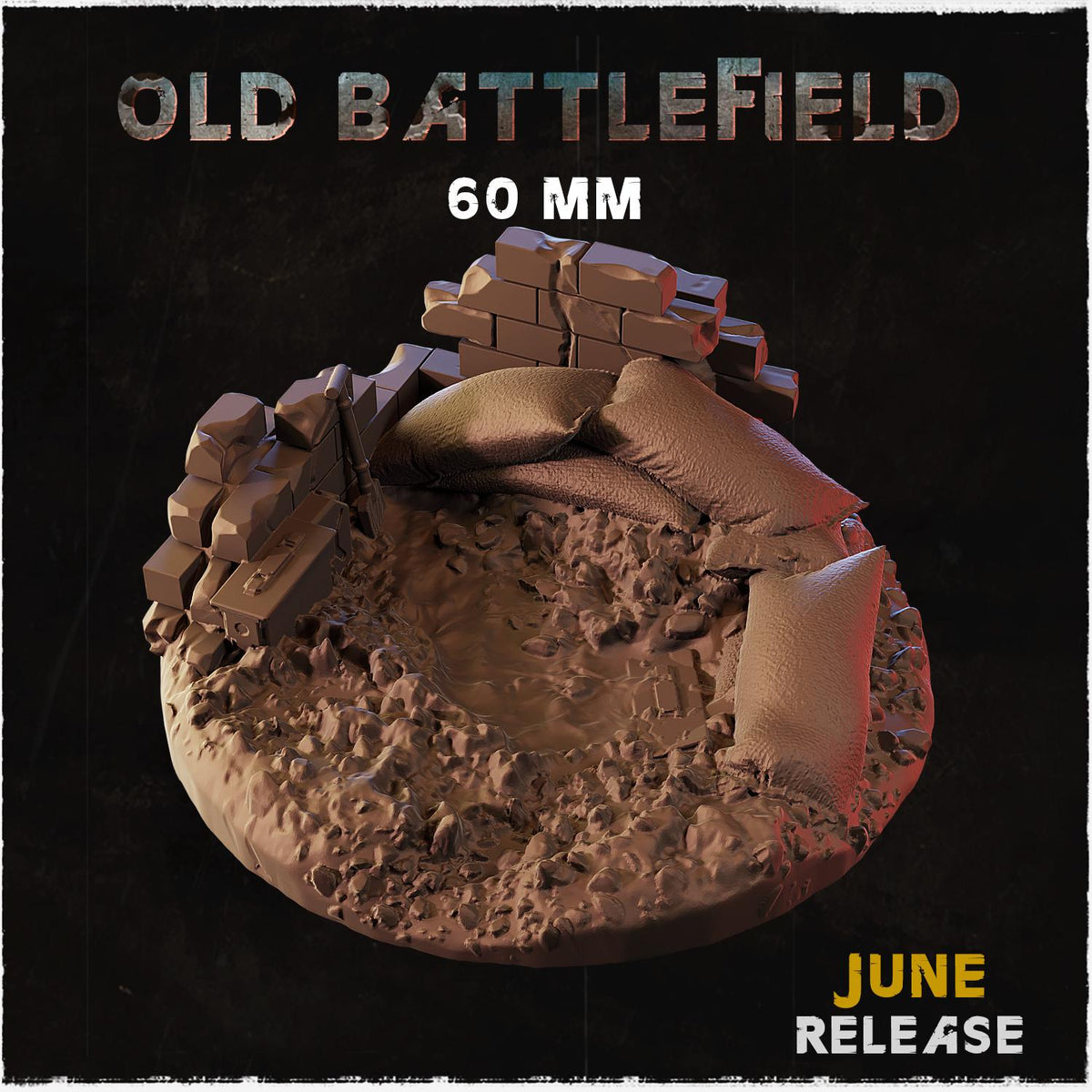 Old Battlefield - Bases & Toppers by Zabavka Workshop