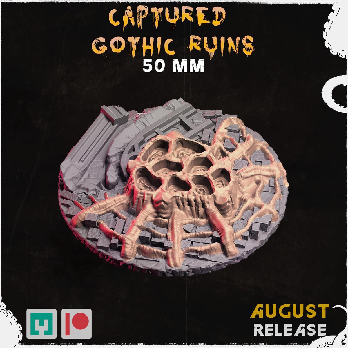 Captured Gothic City - Bases & Toppers by Zabavka Workshop