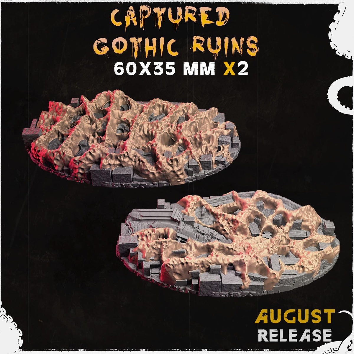 Captured Gothic City - Bases & Toppers by Zabavka Workshop