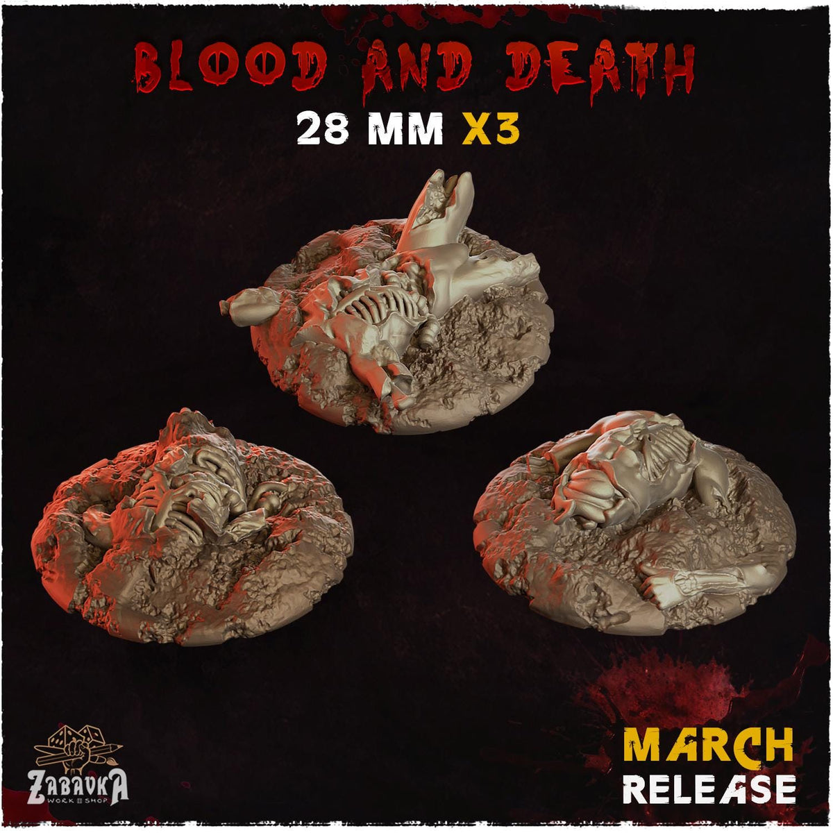 Blood and Death - Bases & Toppers by Zabavka Workshop