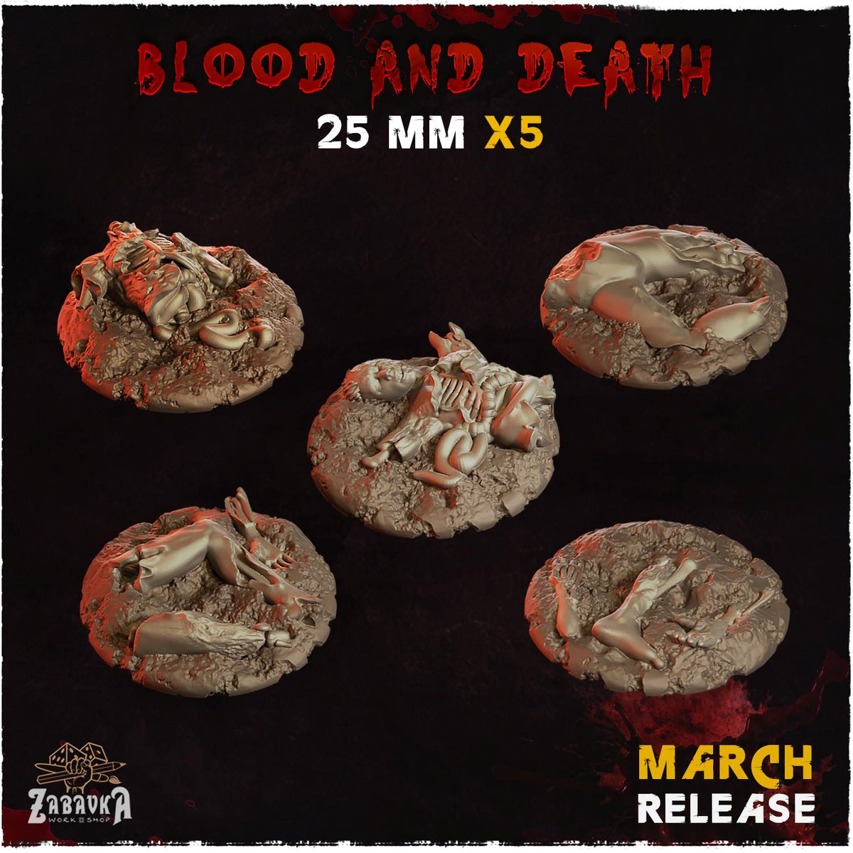 Blood and Death - Bases & Toppers by Zabavka Workshop