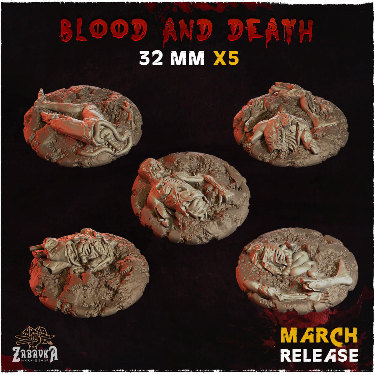 Blood and Death - Bases & Toppers by Zabavka Workshop