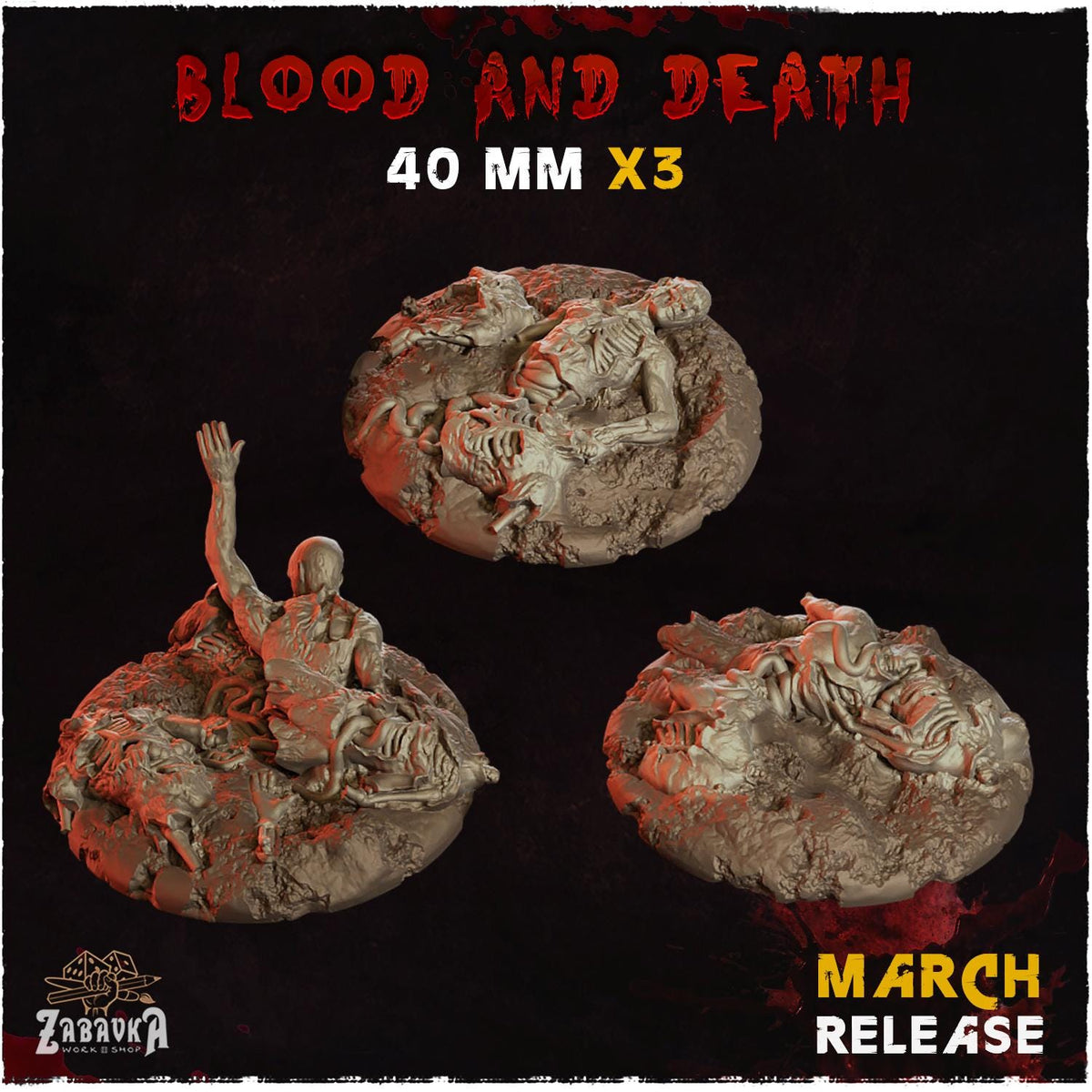 Blood and Death - Bases & Toppers by Zabavka Workshop